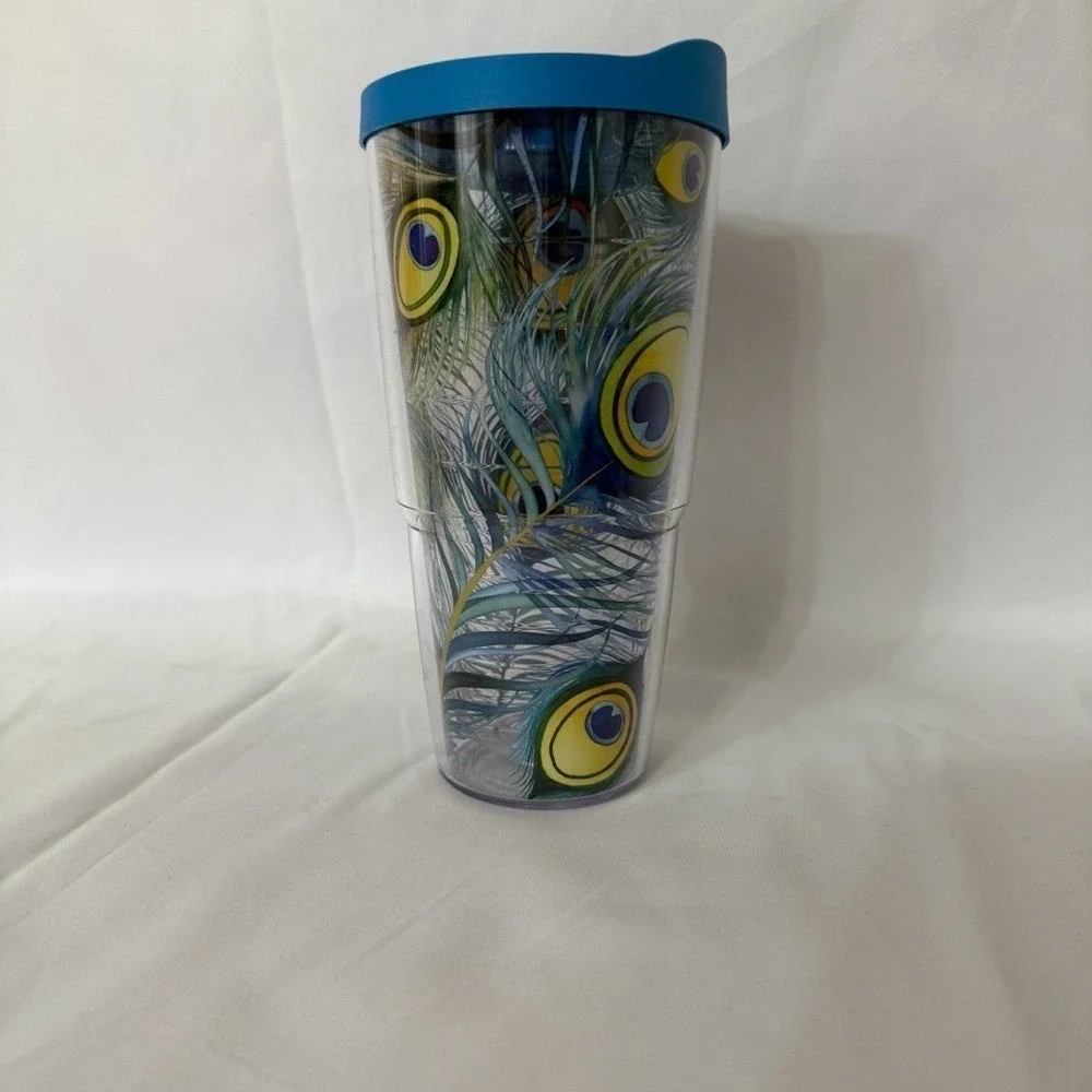Tervis Peacock Colorful Tumbler 24 oz w. Lid-‎ Hot/Cold